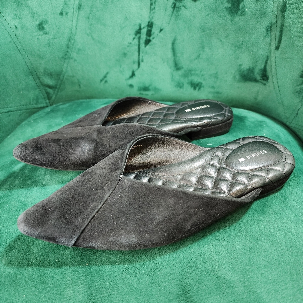 Birdies slip ons black 7.5